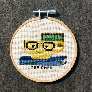 Teacher Cross Stitch